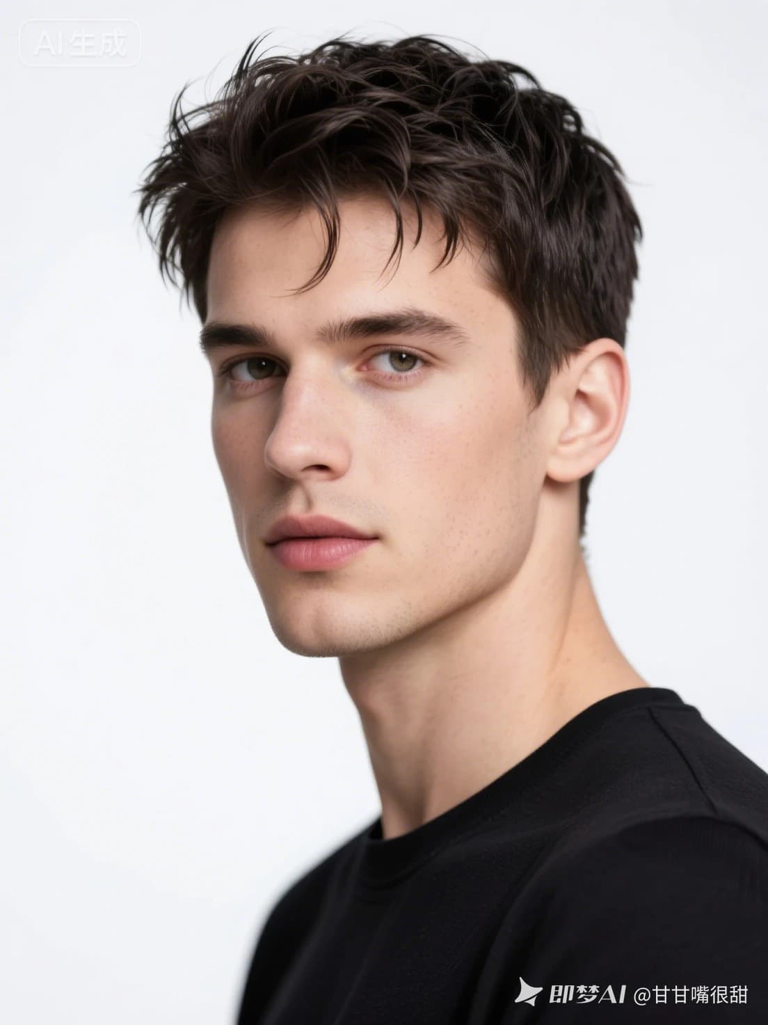 Original portrait photo before Hufflepuff house transformation